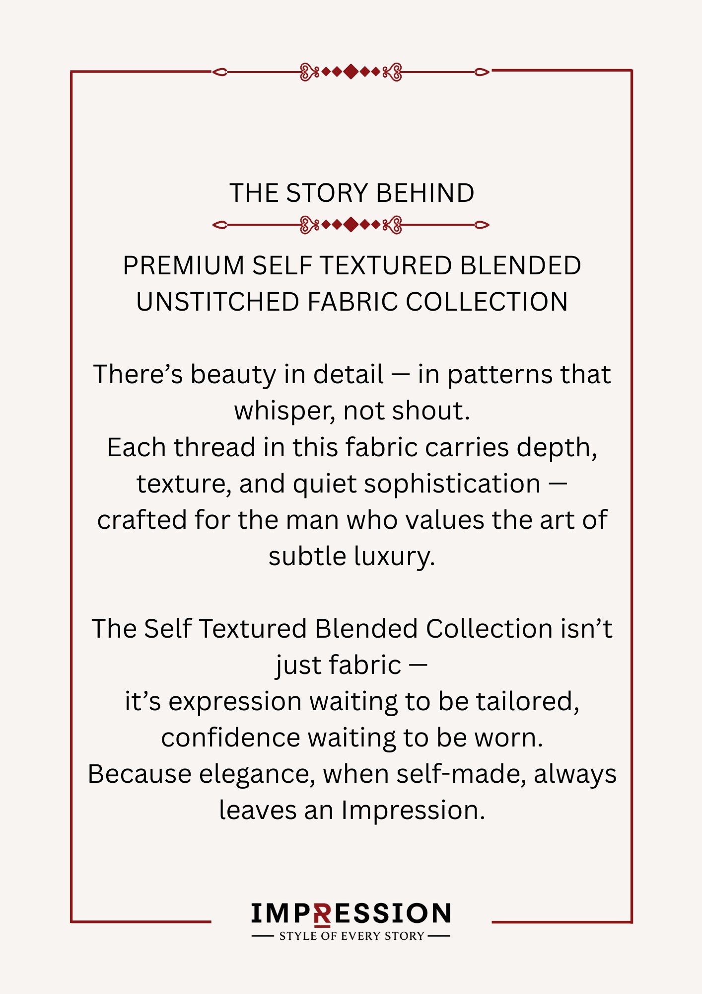 ÈASTERN Premium Slub Fabric