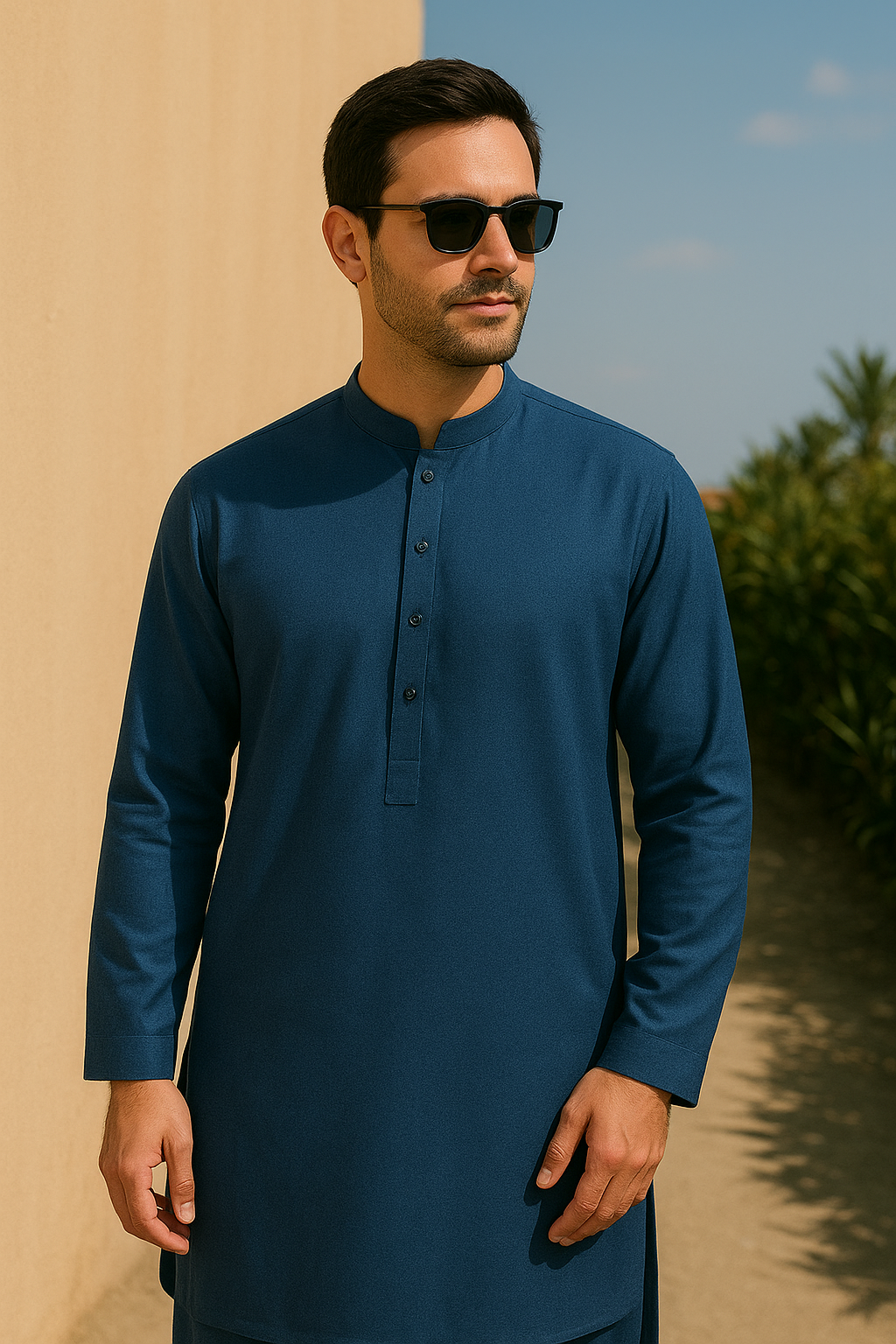 Ban Collar Shalwar Kameez