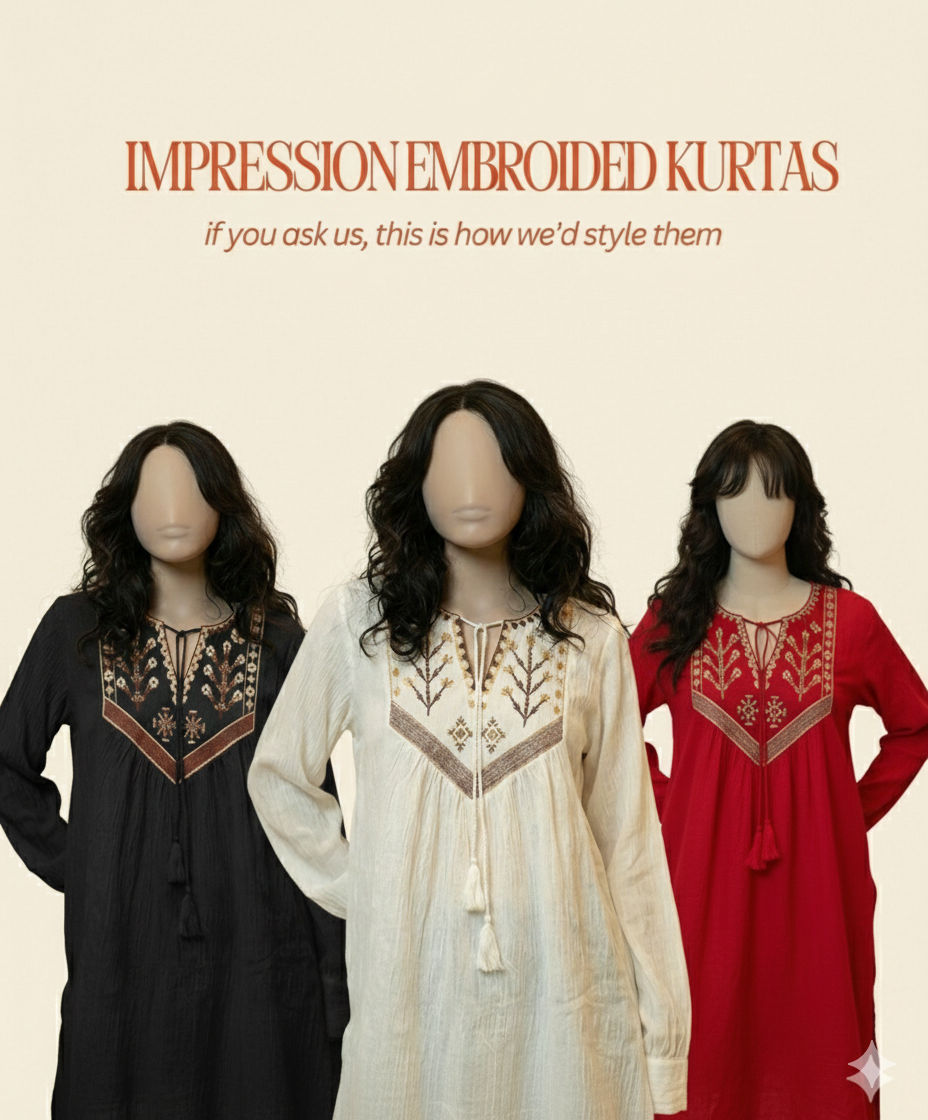 Embroidered Kurtas
