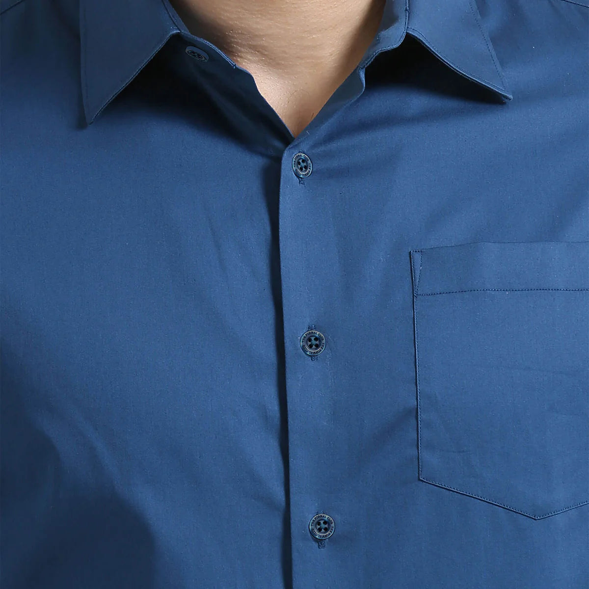 Premium Formal Cotton Shirt ( Navy Blue )